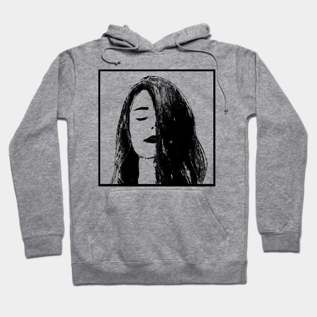 Woman portrait  81 Juliana de Norwich Hoodie by JD by BN18 